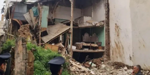 Scilla, crolla una palazzina disabitata: nessun ferito