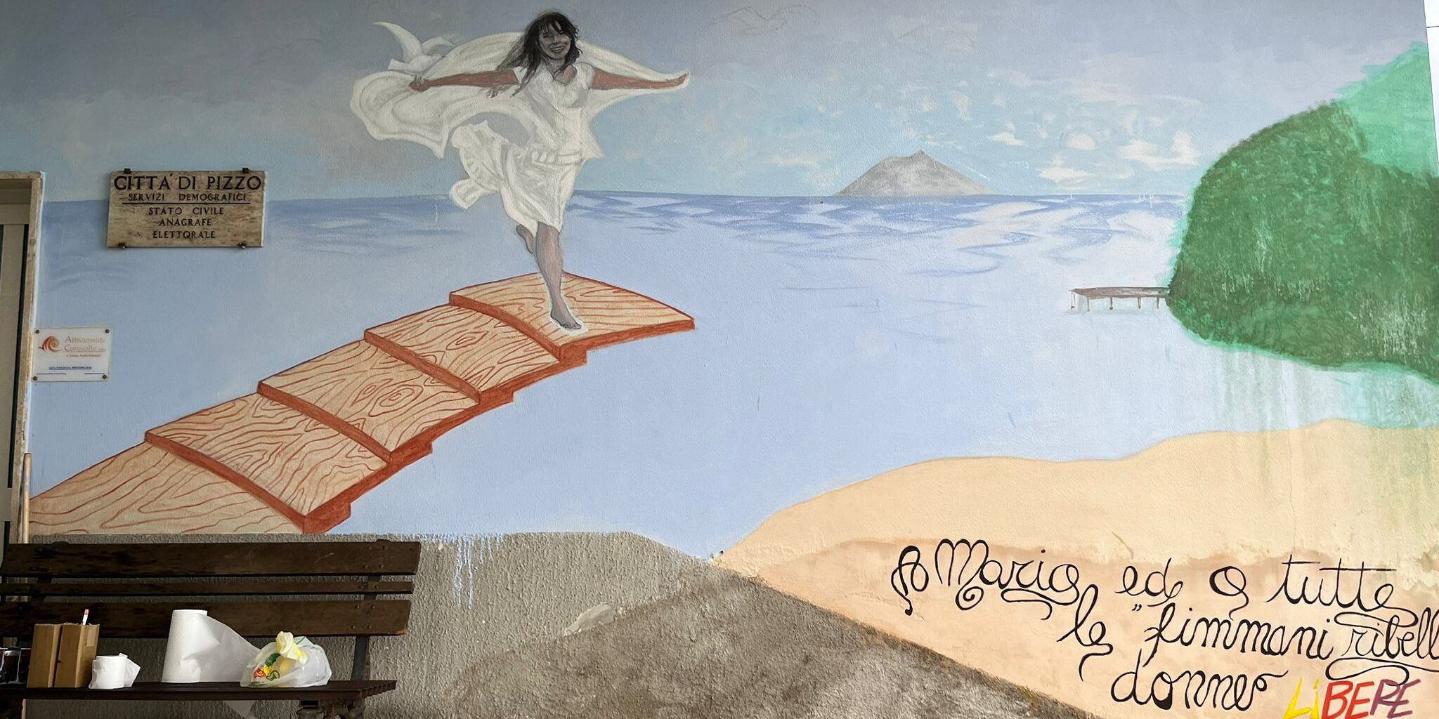 A Pizzo inaugurato il murale per Maria Chindamo e per le “fimmani ribelli” – FOTO