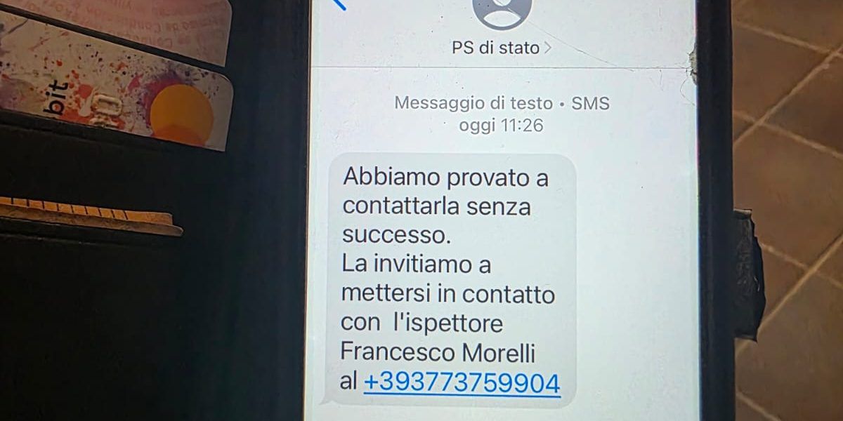 Falsi sms a nome della polizia di stato, tentativo di truffa nel Lametino