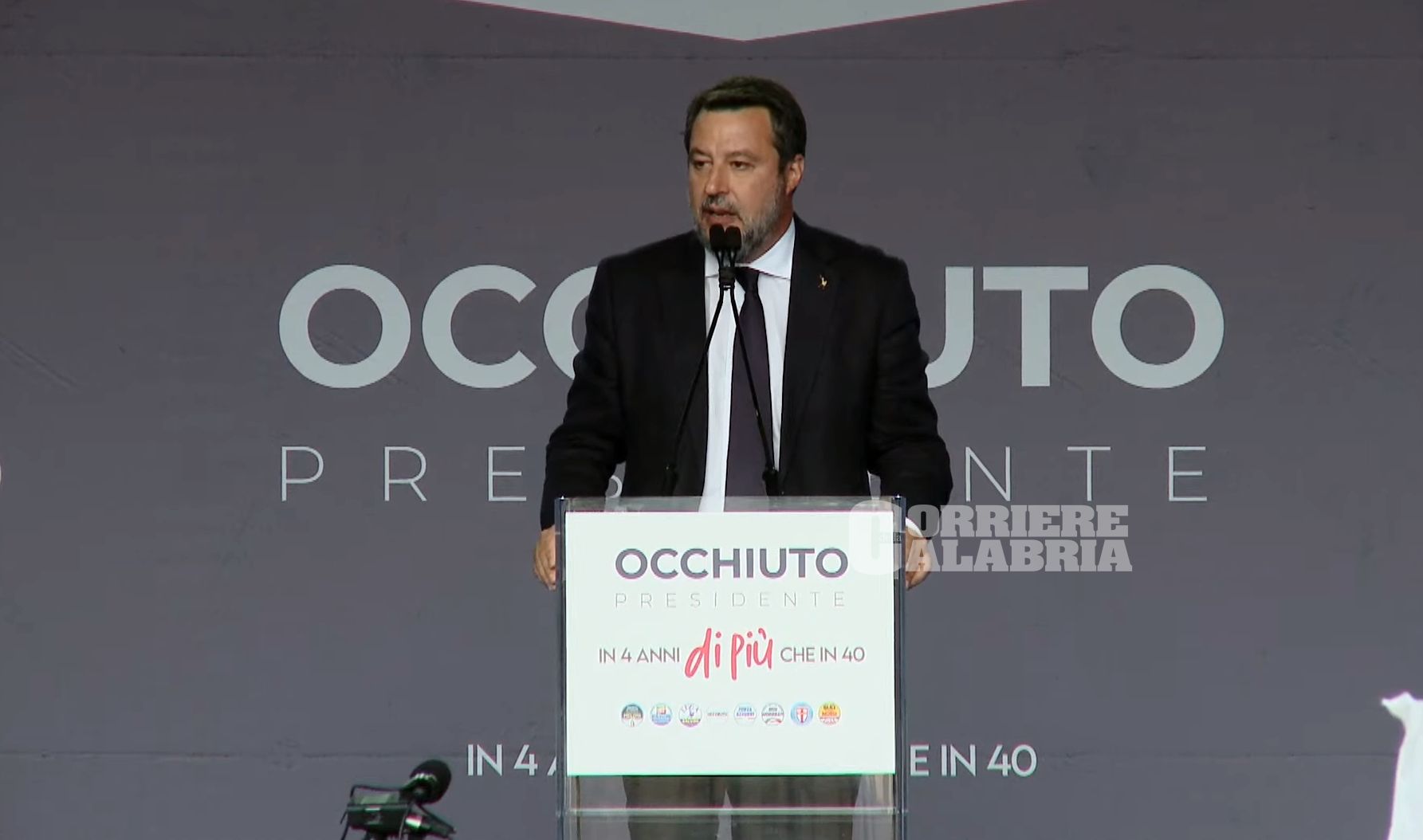 Salvini: «Grande vittoria per il centrodestra in Calabria»