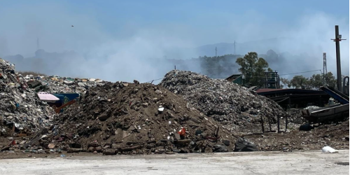 discarica palmi incendio nube tossica