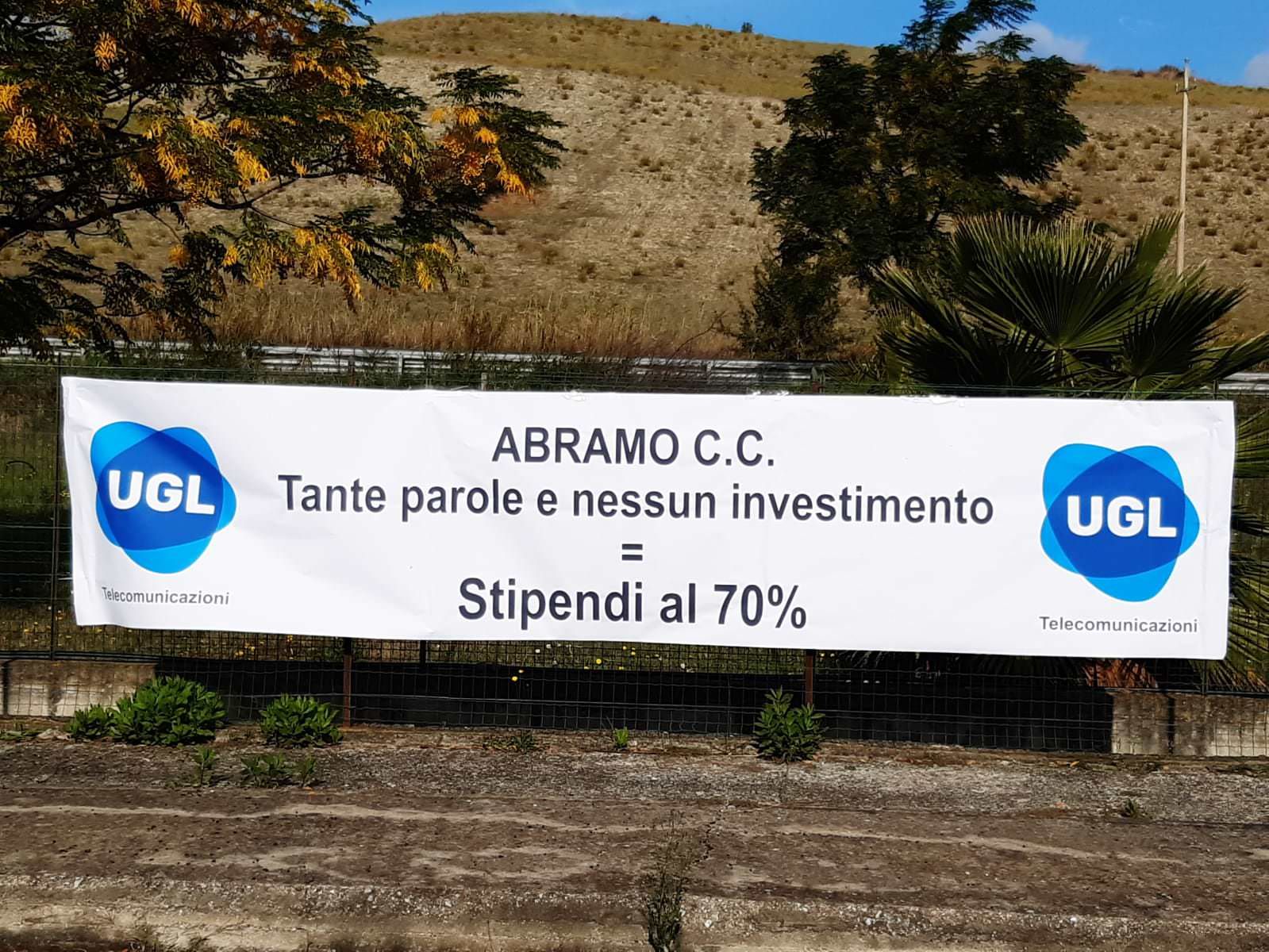 Vertenza Abramo Customer Care, Ugl: «Tante promesse disattese»