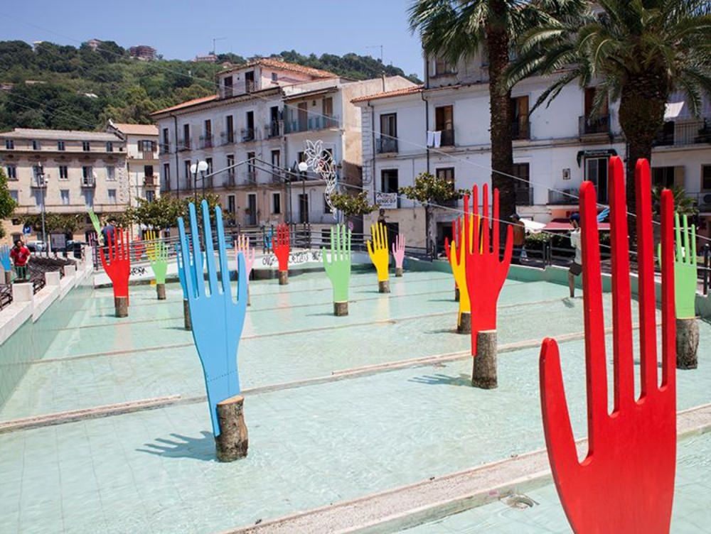 Installazioni artistiche rubate a "Trame"