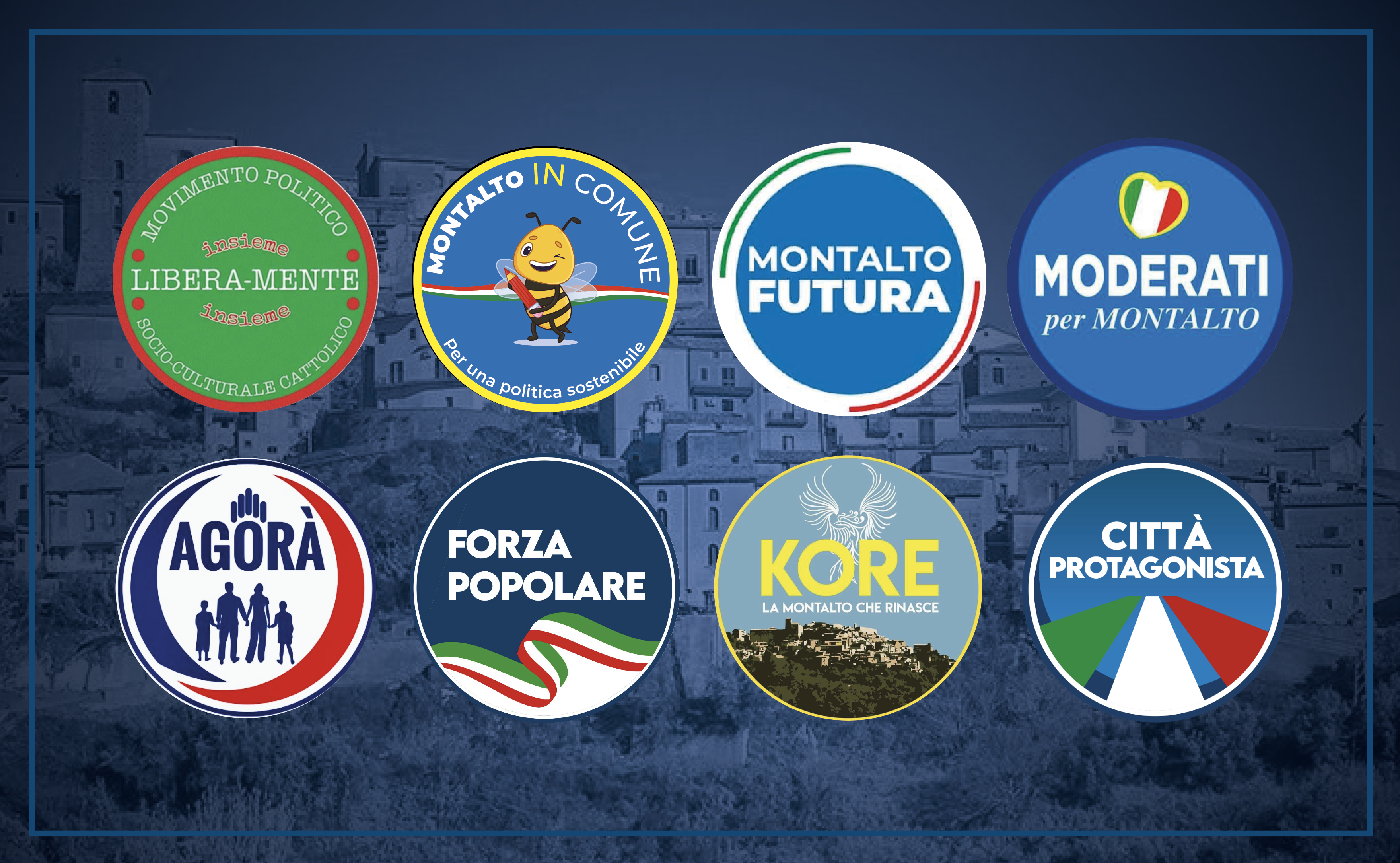 Montalto Uffugo, otto liste a sostegno di Mauro D’Acri candidato sindaco