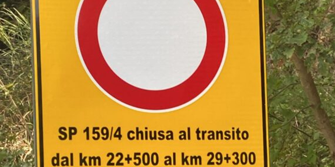 Strada provinciale 159/4, il Mit: «Prevista la messa in sicurezza in 200 giorni»