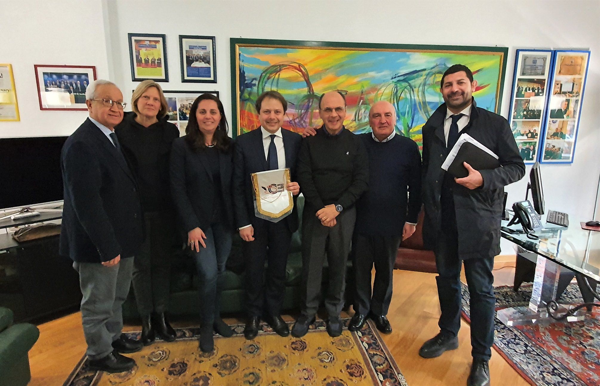 Cosenza, Amarelli incontra il “Sessa”: «Impegniamoci per far crescere l’economia»