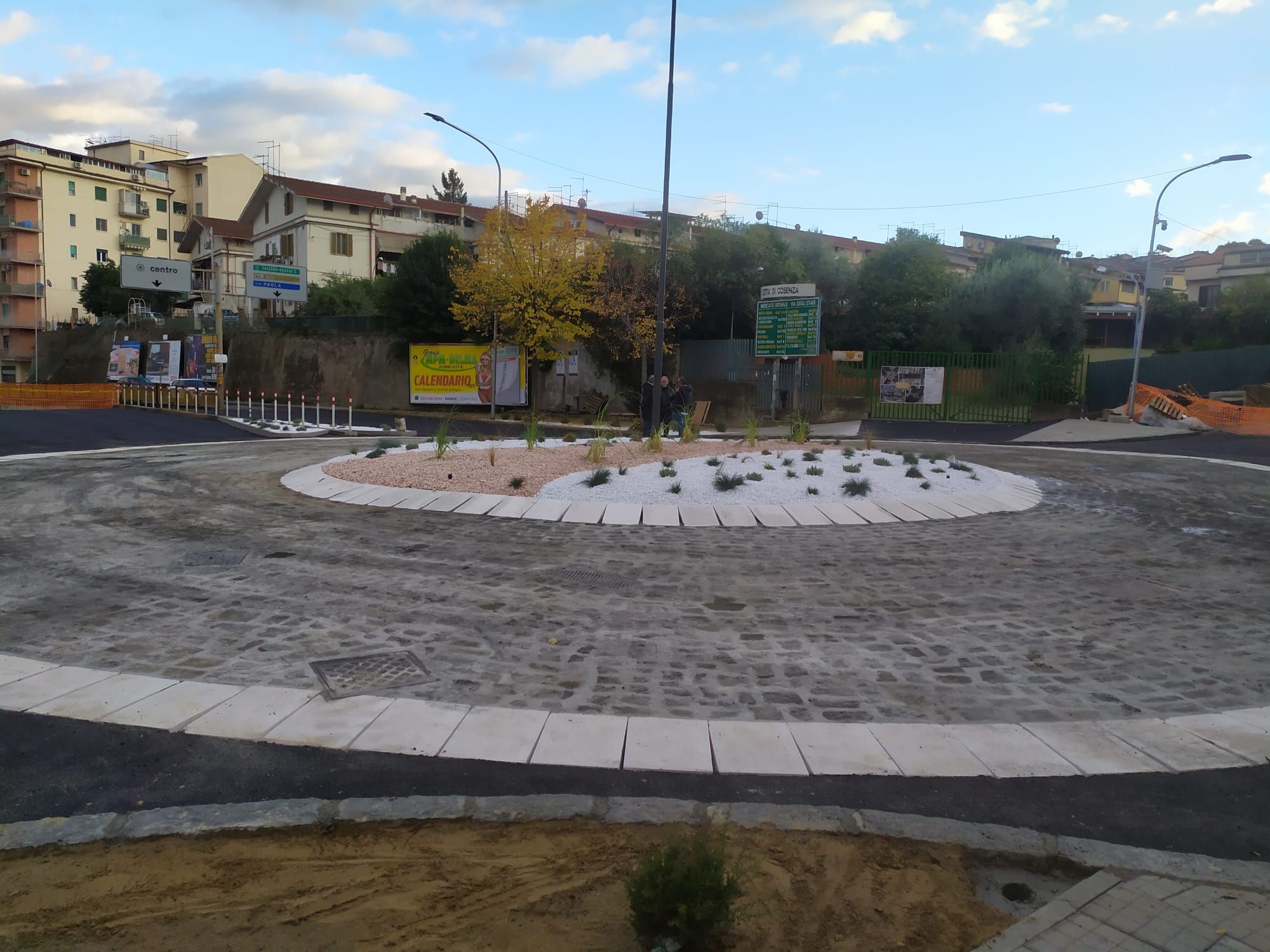 Rotatoria di Città 2000, domani la riapertura: limite massimo di velocità di 30 km orari