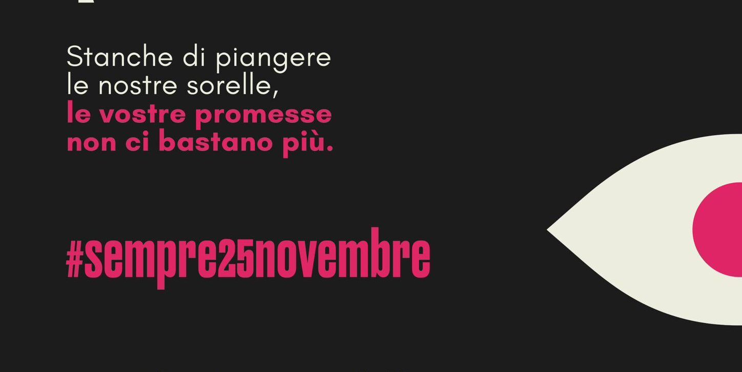 Sabato 9 novembre a Cosenza flash-mob contro la violenza maschile sulle donne