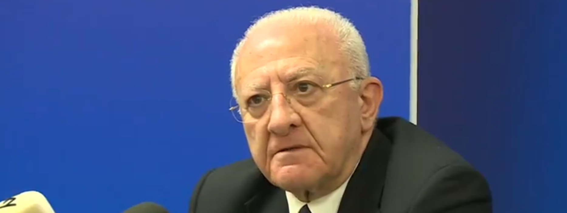 De Luca, indagine conoscitiva su finanziamenti elettorali