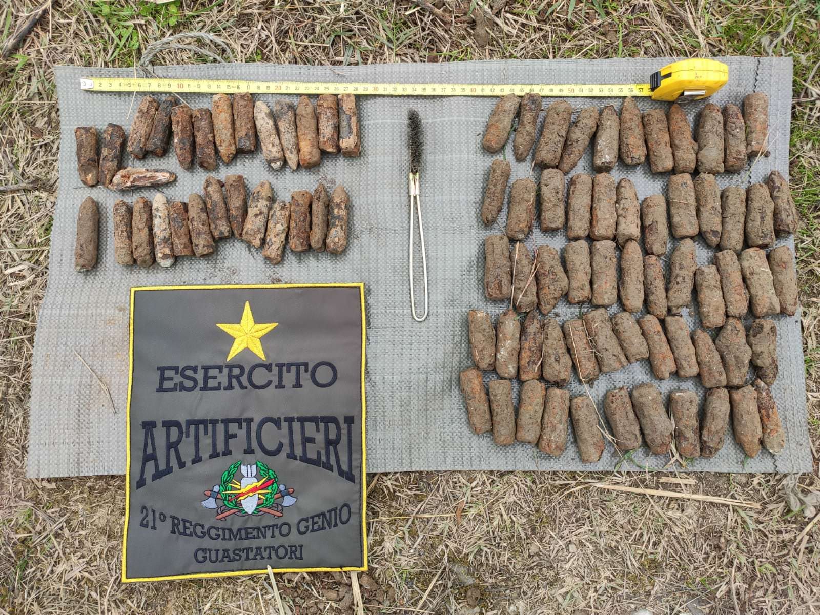 Terzo megalotto ss 106, ritrovati 75 ordigni della Seconda guerra mondiale