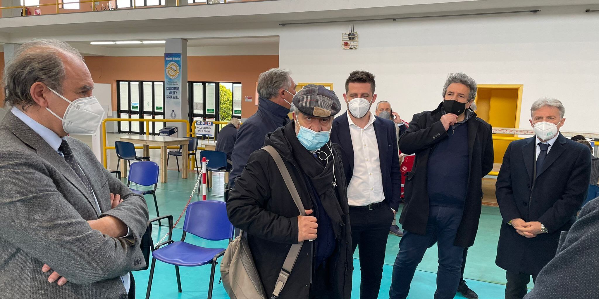 Longo e La Regina “inaugurano” l’Hub vaccinale di Corigliano Rossano