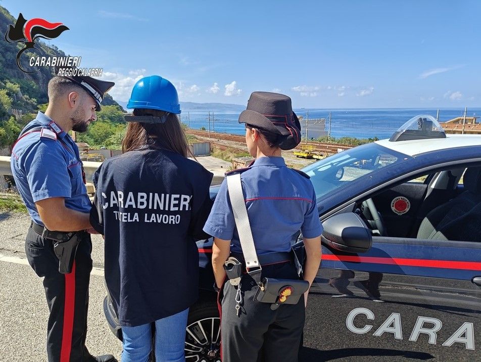 Cantiere edile a Bagnara, lavoratore in nero e violazioni di sicurezza