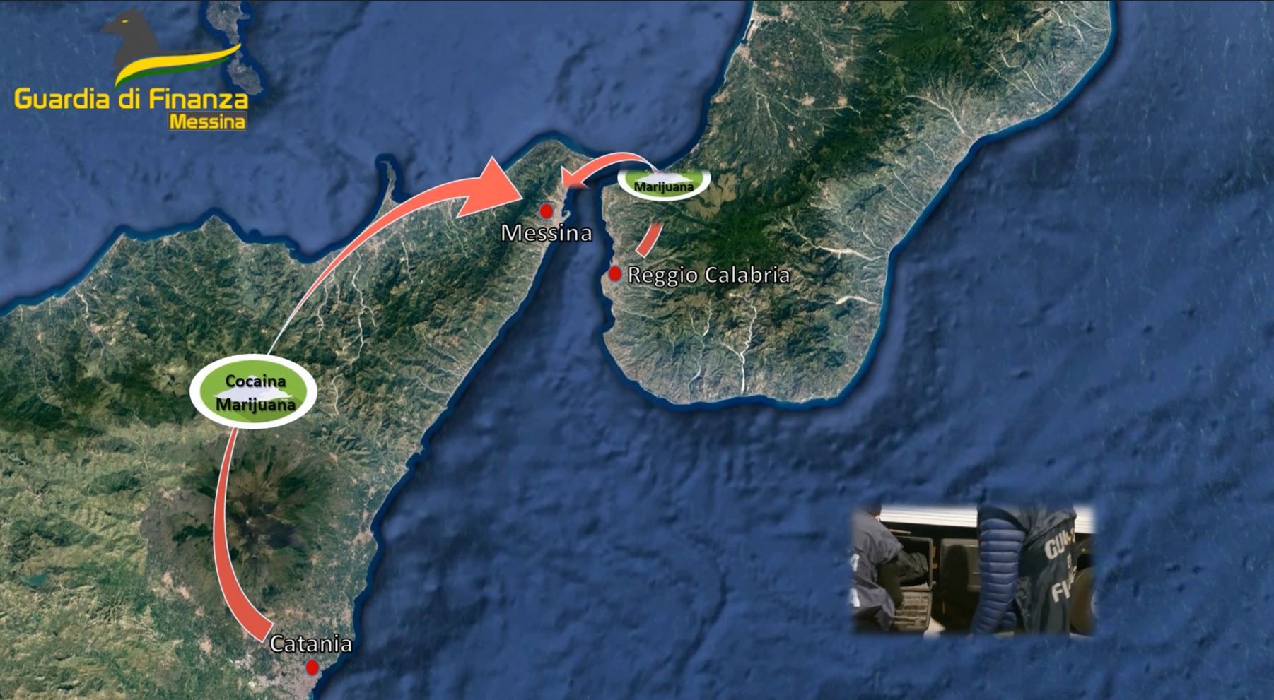 Narcotraffico sull’asse Calabria-Sicilia, chieste 45 condanne