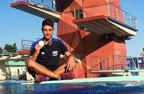 Un calabrese vince il bronzo agli Europei giovanili di tuffi