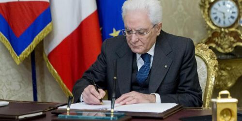 mattarella firma
