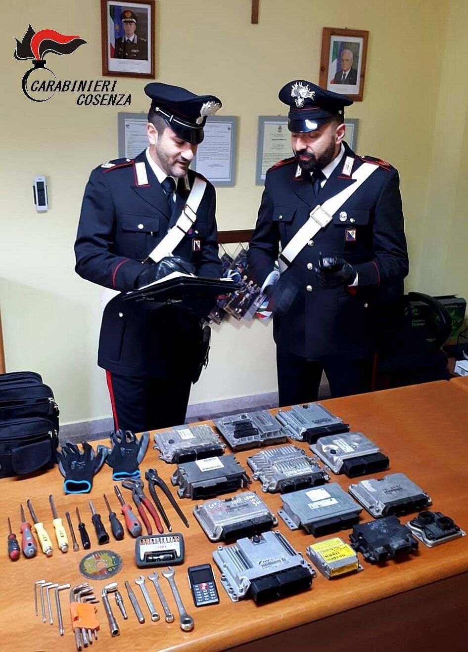 Torano, tre denunce per presunti furti d’auto