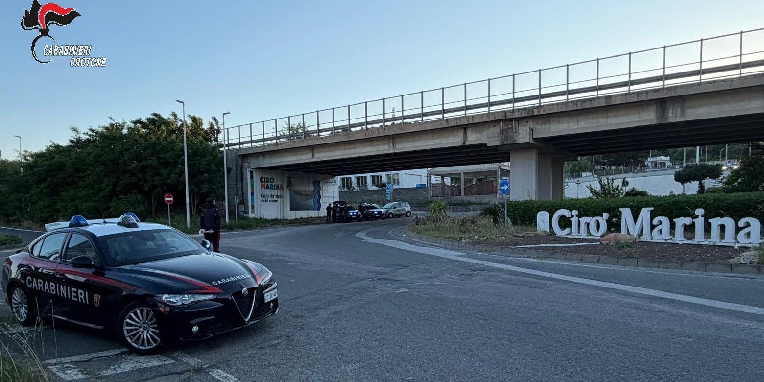 Territorio di Cirò Marina passato al setaccio: un arresto e diverse sanzioni