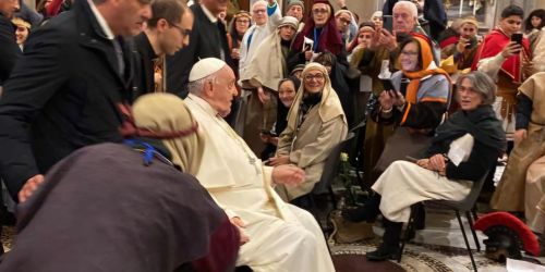 presepe vivente guglielmo di acri dal papa 1