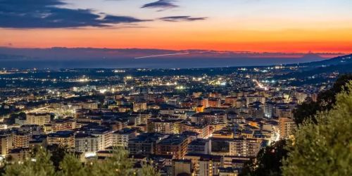 lamezia terme panorama notturno