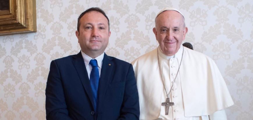 Camera Commercio di Crotone, Papa Francesco riceve il commissario