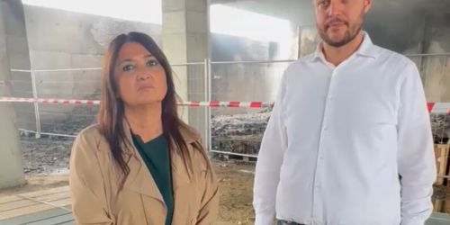 Incendio nel cantiere dell'ospedale della Sibaritide, Straface