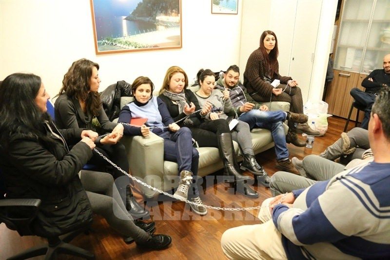 Campanella, prosegue la protesta dei lavoratori