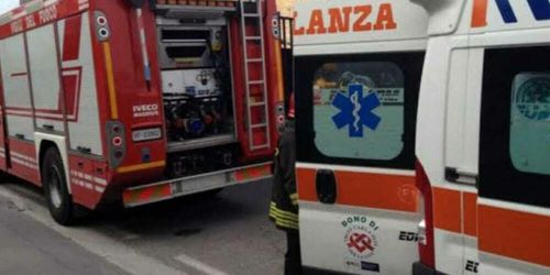 Ambulanza vigili fuoco pompieri