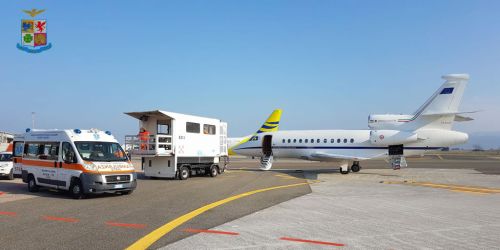 volo lamezia roma sanitario