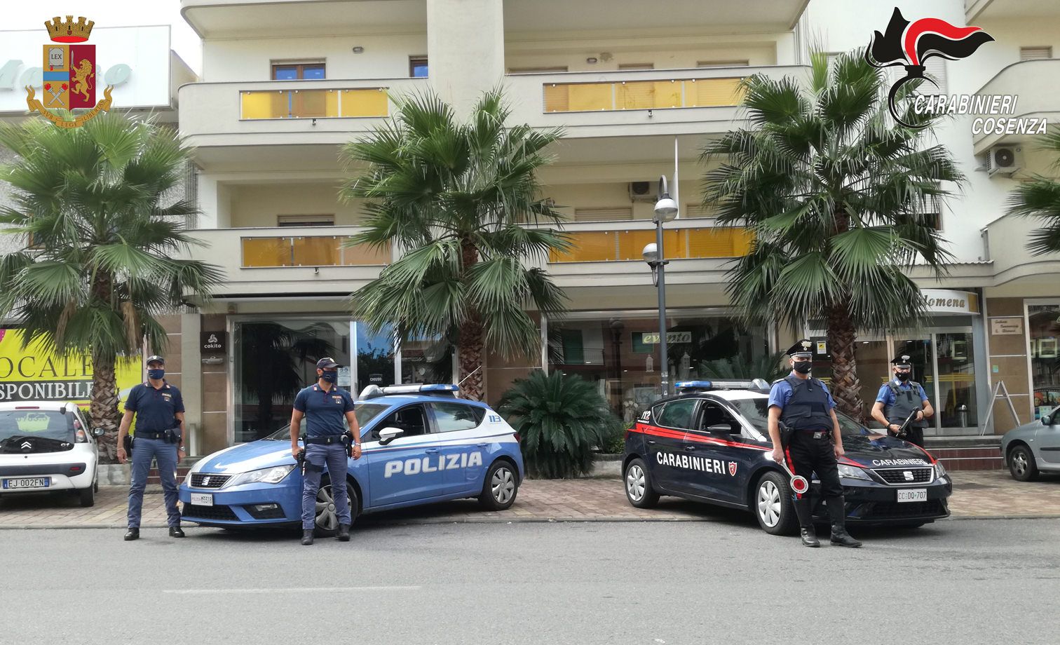 Controlli anti-Covid, chiusi due locali a Corigliano Rossano: 800 euro di multa a ragazzi senza mascherina