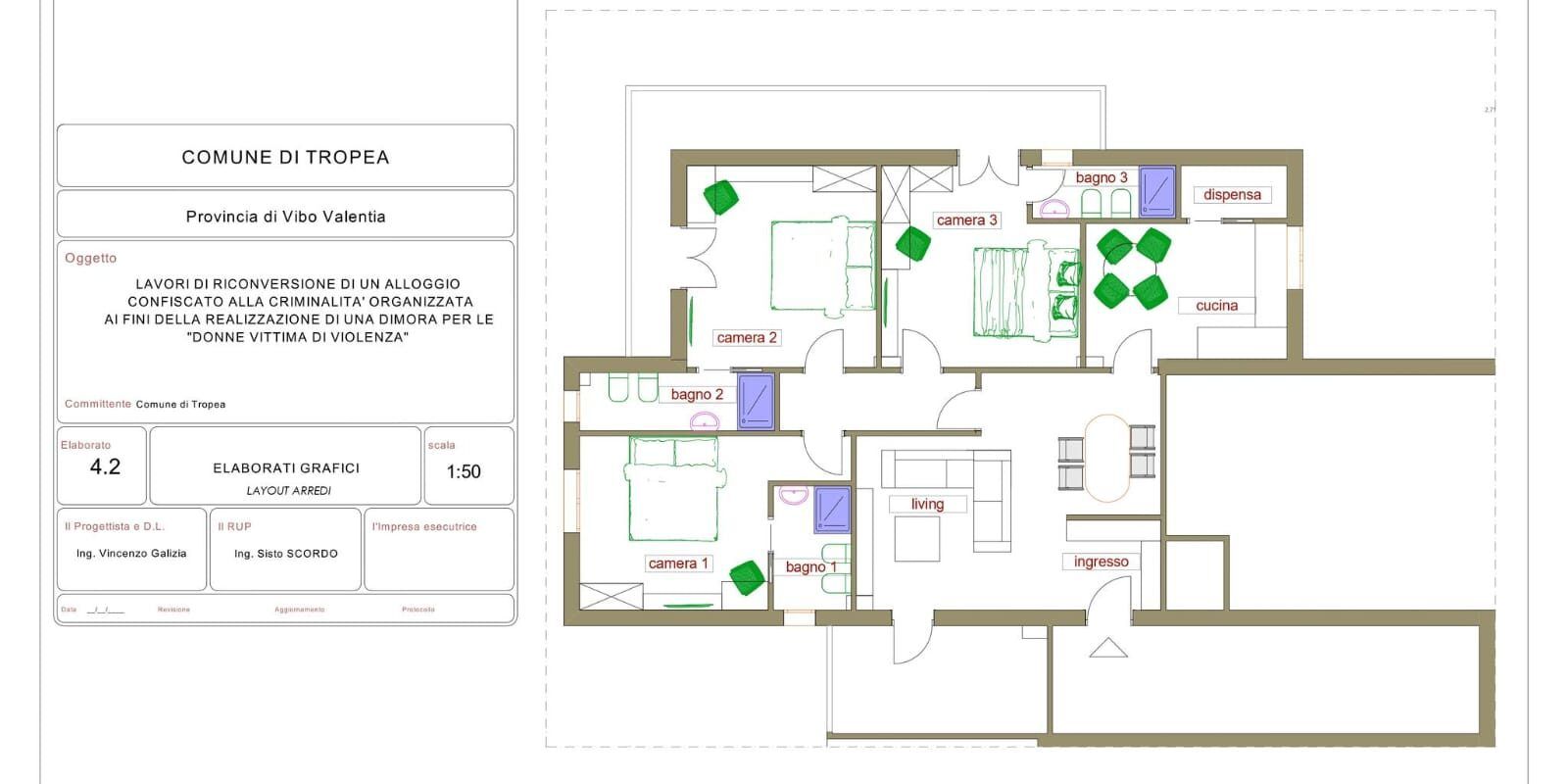 Tropea, al via i lavori nell’immobile confiscato ai clan. Sarà una casa per le vittime di violenza