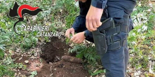 Artificieri nelle campagne di Maida, rinvenuta una granata della seconda guerra mondiale