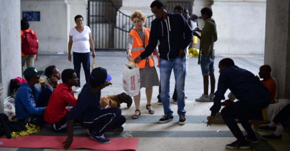 Protesta dei migranti al centro di Joppolo
