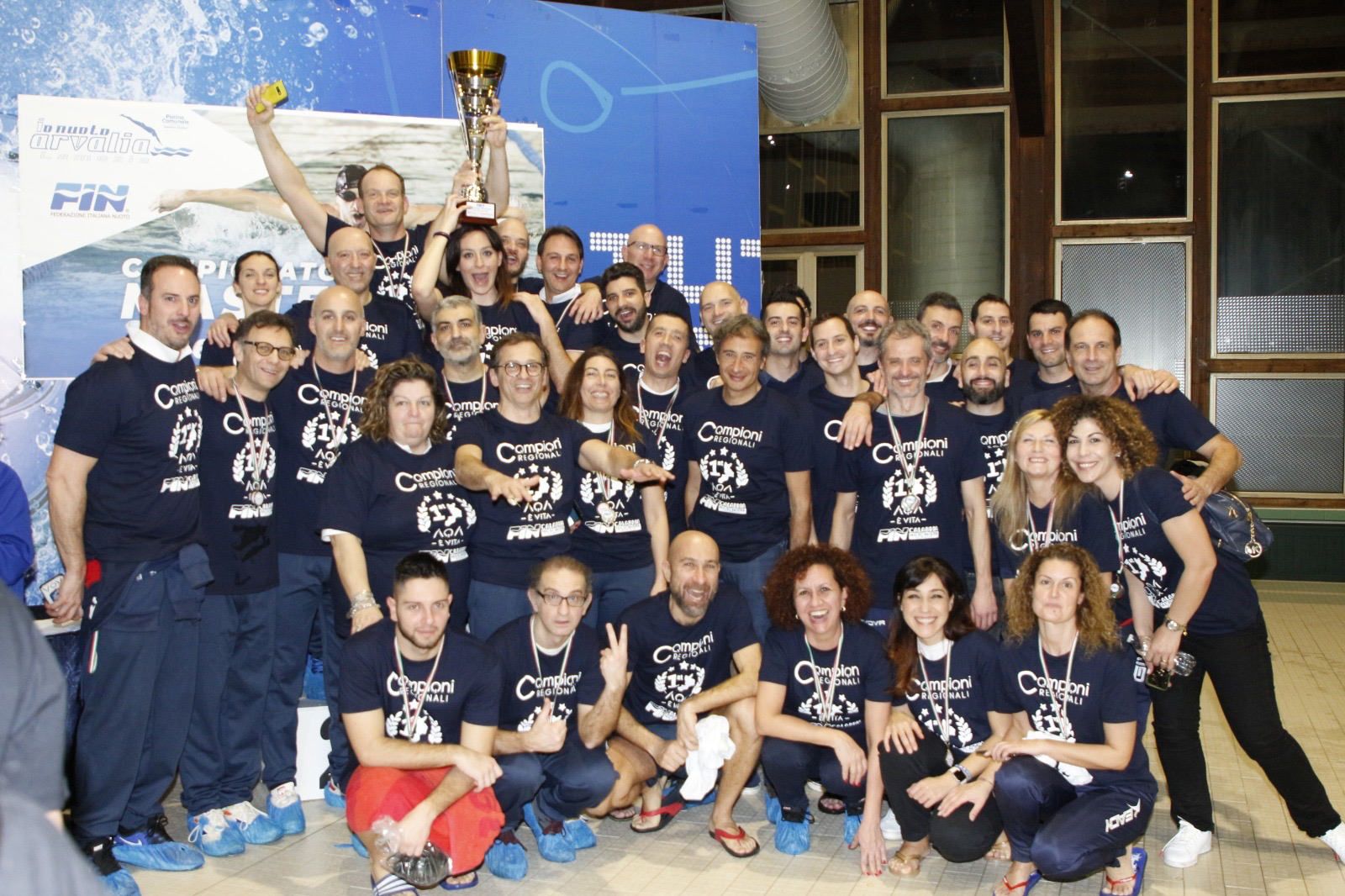 Campionato nuoto “Master Calabria”, sul podio più alto l’Aqa