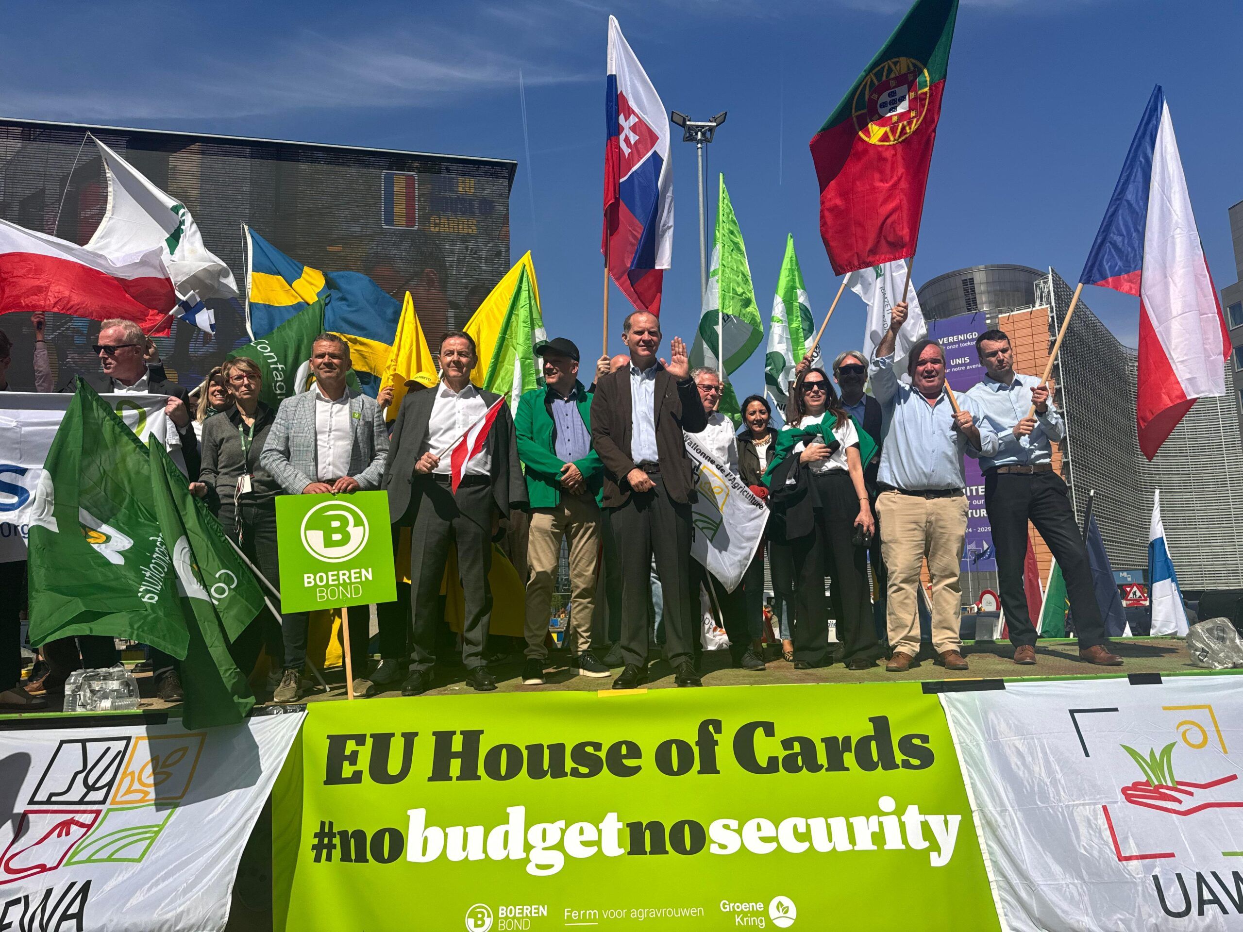 Giansanti dalla piazza di Bruxelles: «No alla Pac in un fondo unico»