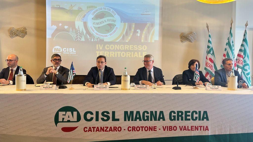 A Maierato il IV Congresso della Fai Cisl Magna Grecia: Stefano Lucia confermato segretario generale – FOTO