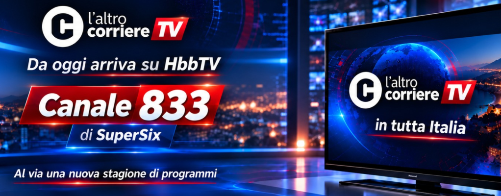 L’altro Corriere TV, da oggi arriva su HbbTV al canale 833 di SuperSix. Al via una nuova stagione di programmi