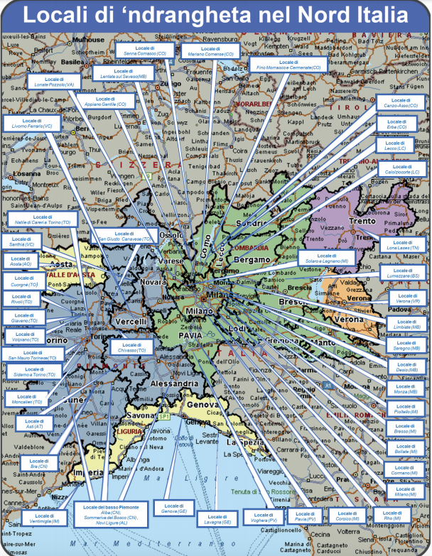 L’esercito della ‘ndrangheta al Nord. «Attivi 46 “locali”, clan pronti a prendersi le aziende in crisi»