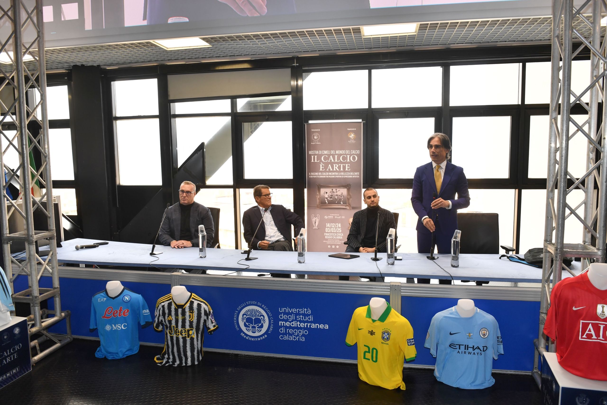 Reggio Calabria accoglie mister Fabio Capello: «Felice di essere qui»