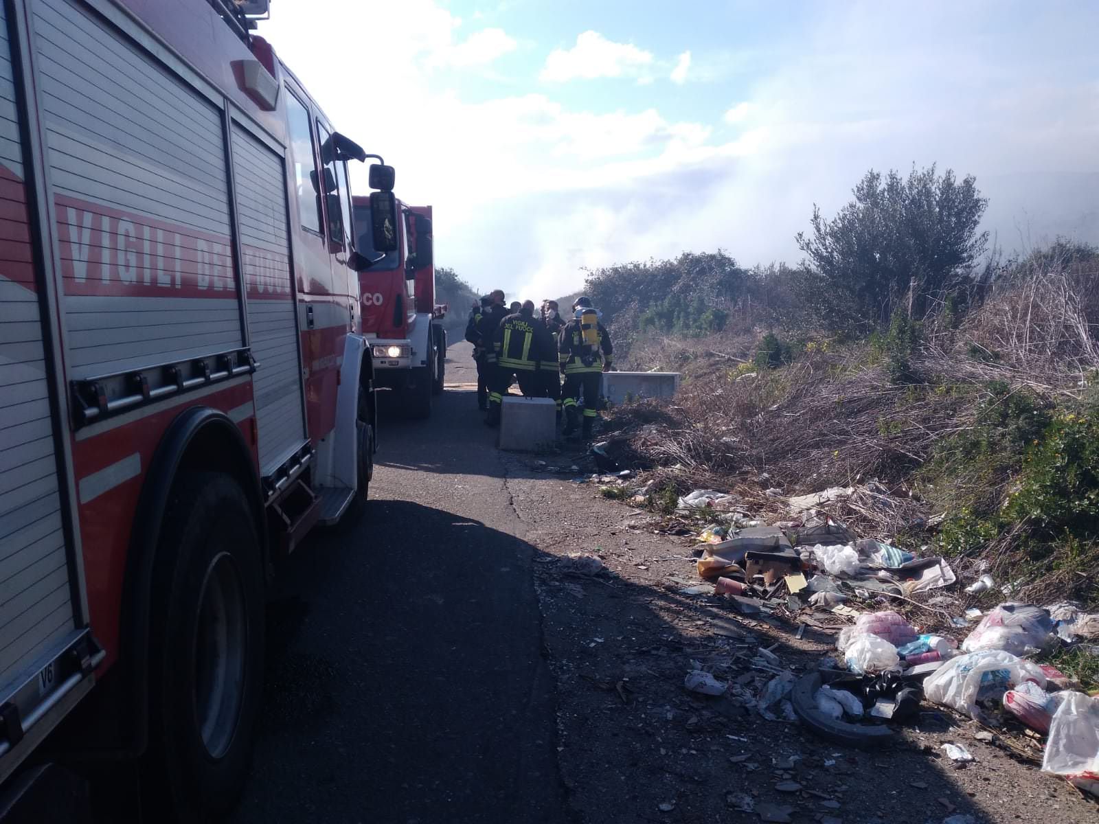 Incendio a Scordovillo, denunciata una donna