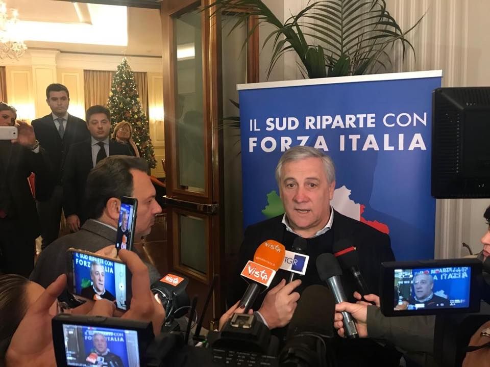 Sabato a Reggio Calabria arriva Antonio Tajani