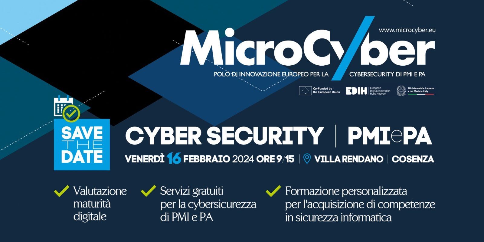 Sicurezza informatica di aziende e Pa del Mezzogiorno, a Cosenza la presentazione di MicroCyber