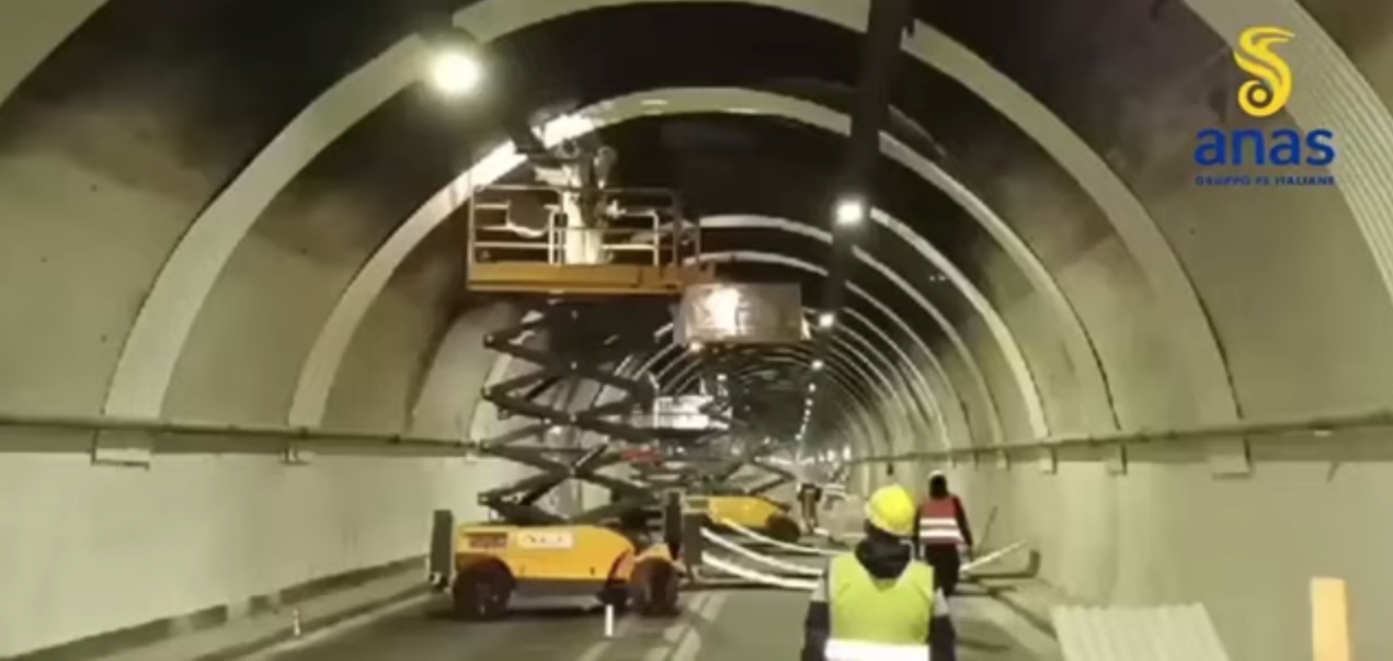 Per le festività natalizie sospesi i lavori nelle gallerie Limina e Torbido – VIDEO