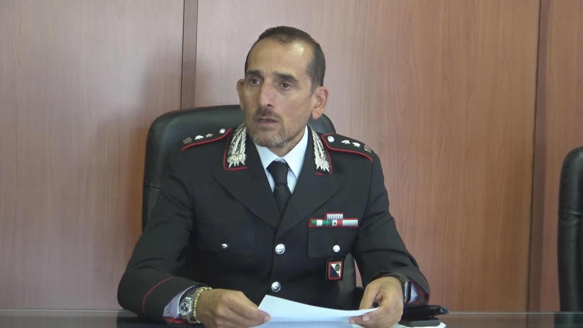 Crotone, Giovinazzo si insedia al comando provinciale dei carabinieri – VIDEO
