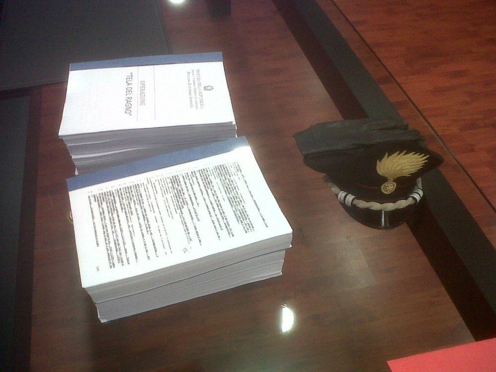 Operazione "Tela del ragno", tutti i nomi degli arrestati