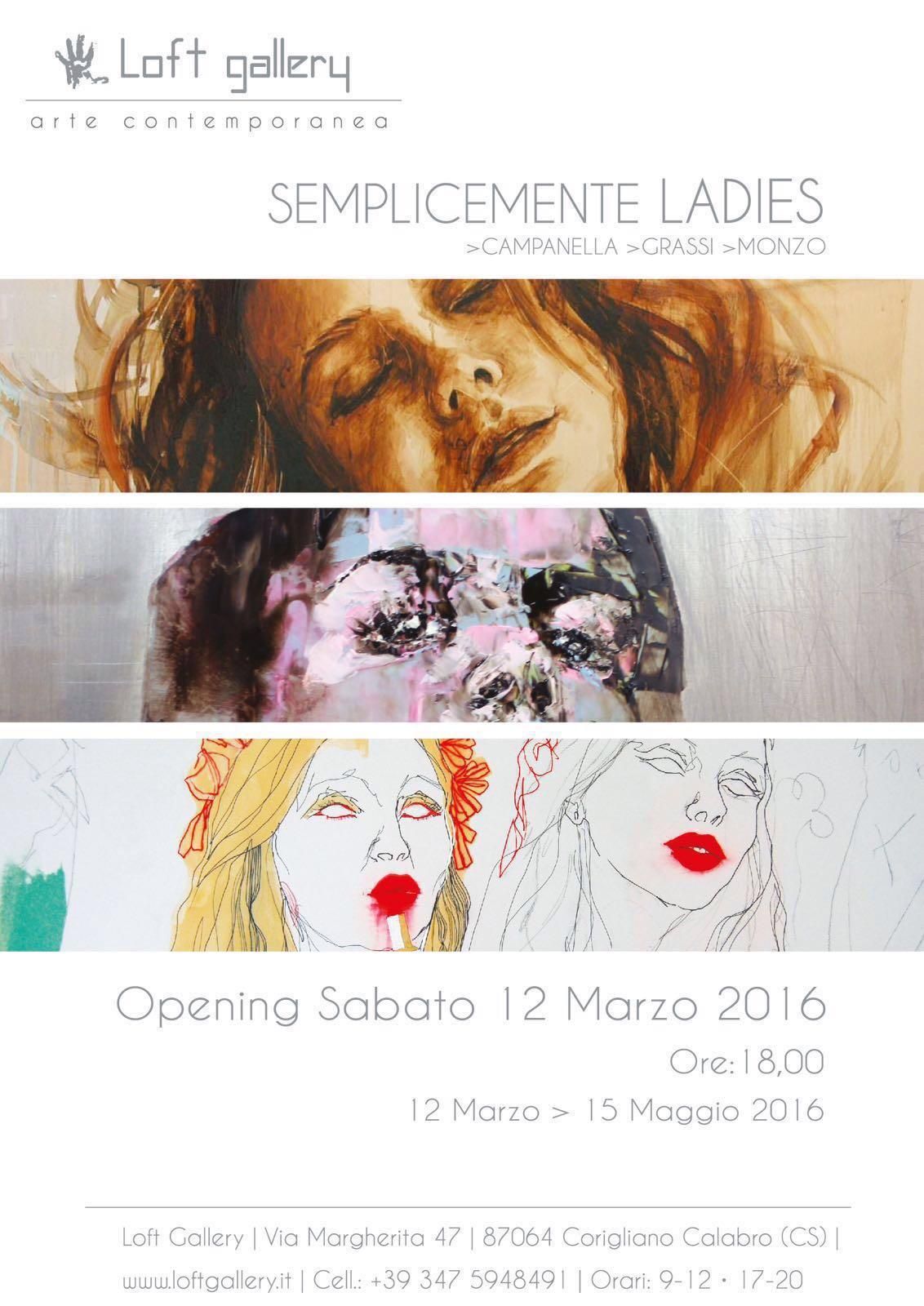 Loft Gallery presenta la mostra “Semplicemente Ladies”