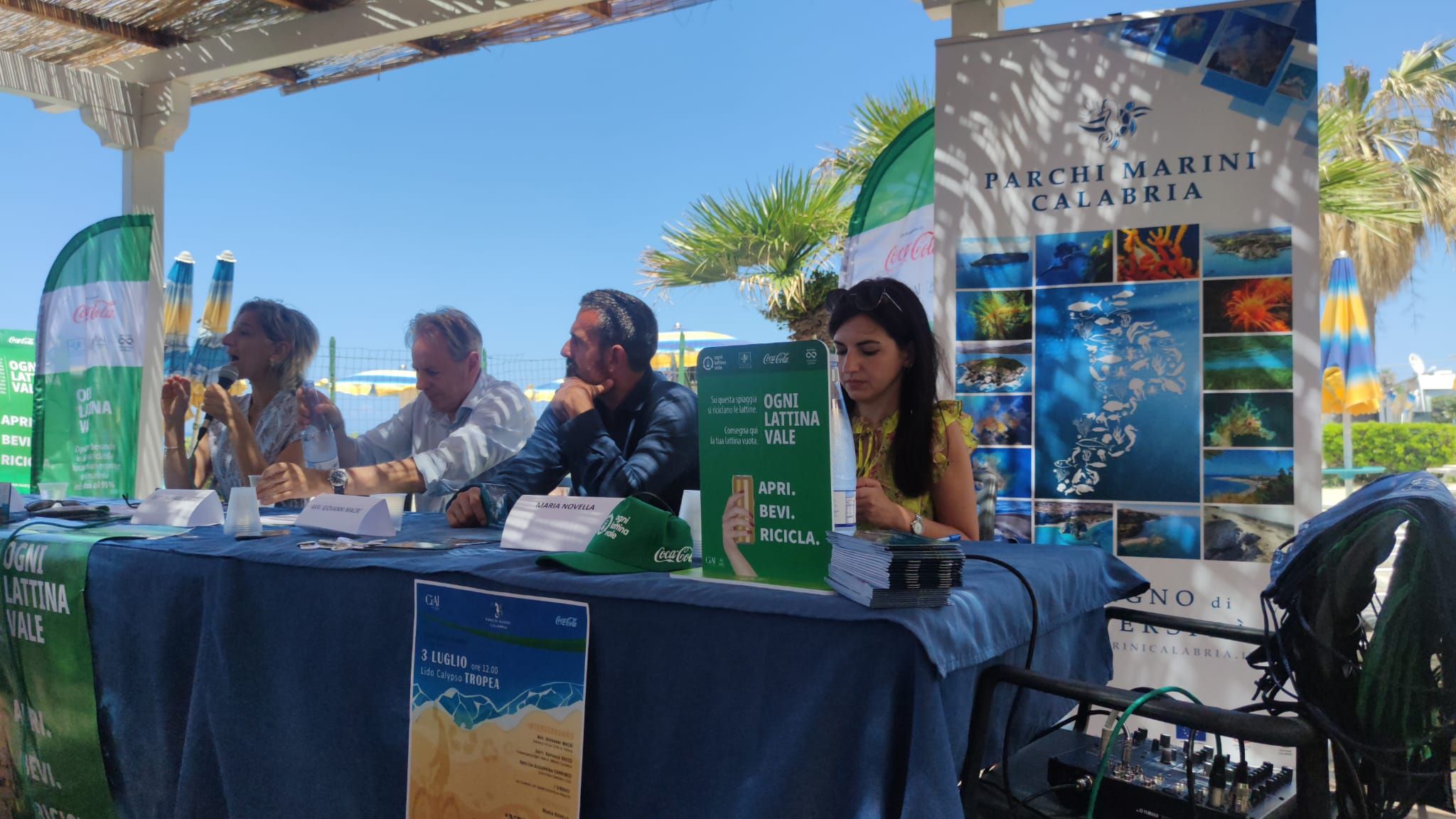 Ambiente, le lattine raccolte nei Parchi marini diventeranno “riciclette”