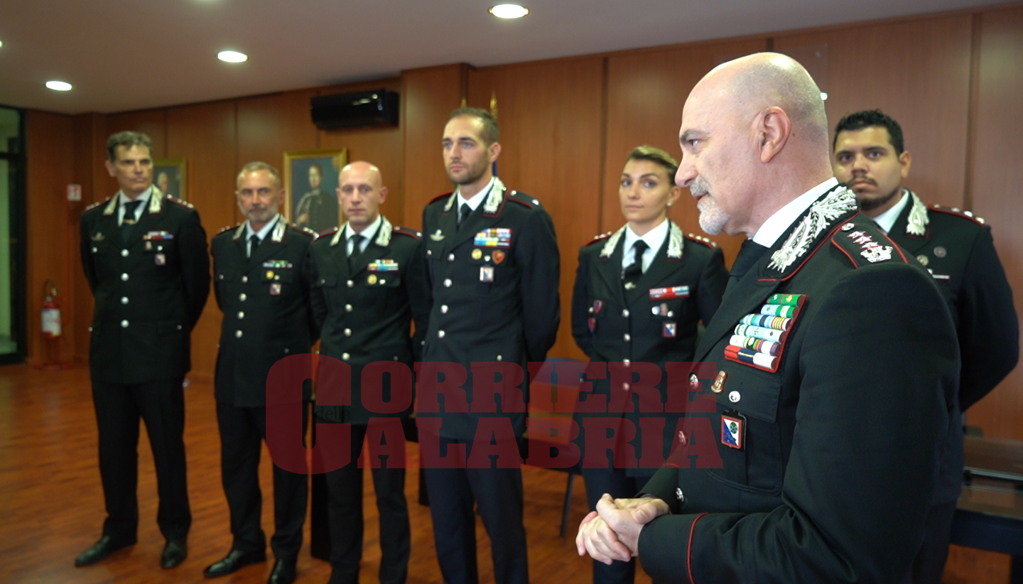 Carabinieri Cosenza, ecco i nuovi ufficiali. Centobuchi guiderà il Reparto operativo – FOTO E NOMI