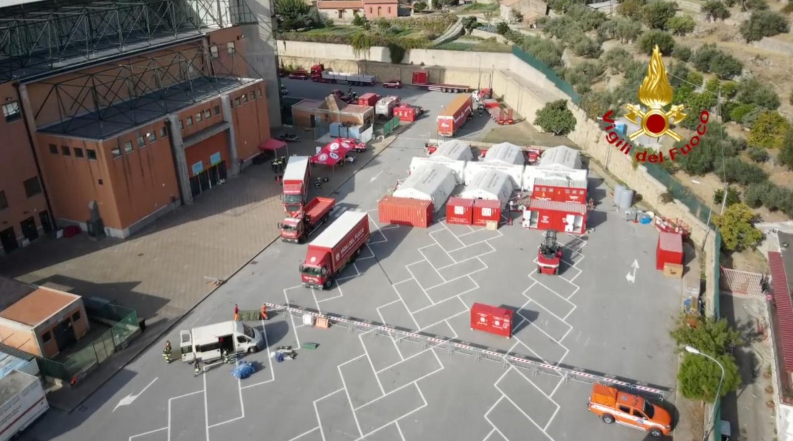 I vigili del fuoco impegnati nell’esercitazione “Sisma dello Stretto 2022” – VIDEO