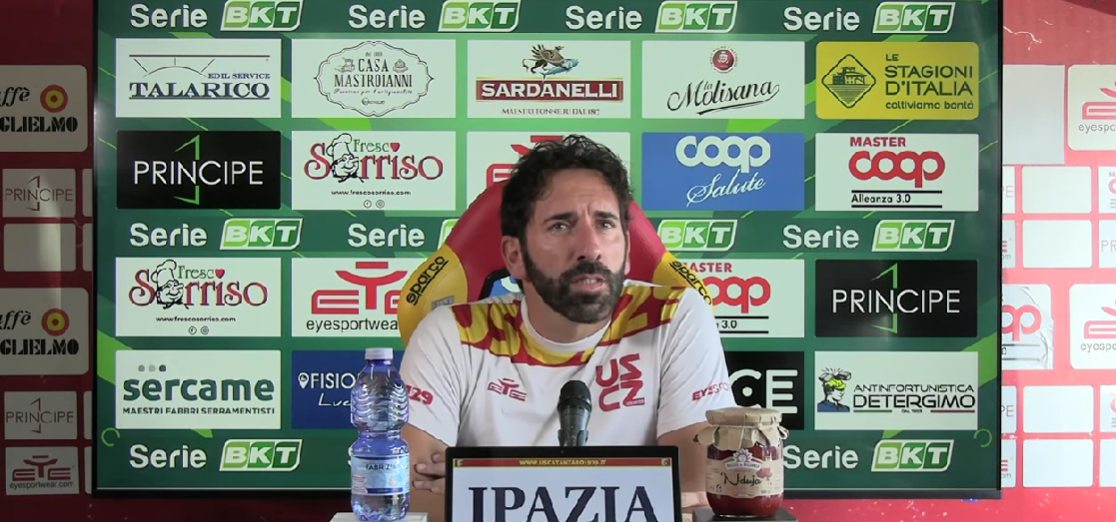 Caserta: «La Cremonese è forte ma noi la affronteremo a viso aperto»