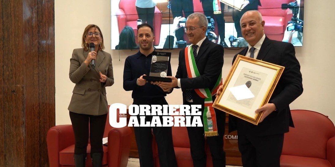 Il campione calabrese Antonio Fuoco riceve il premio Antonio Serra – VIDEO